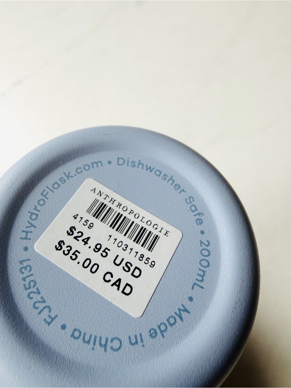 NWT Hydro Flask x Anthropologie 200 ML Water Bottle 'La Dolce Vita' Mosaic - Picture 7 of 7